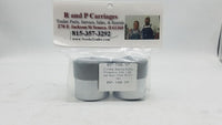 1 Pair 3500# Chrome Bearing Buddy Protectors 1.98" with Bras RG07-040 (BP-198-1P)