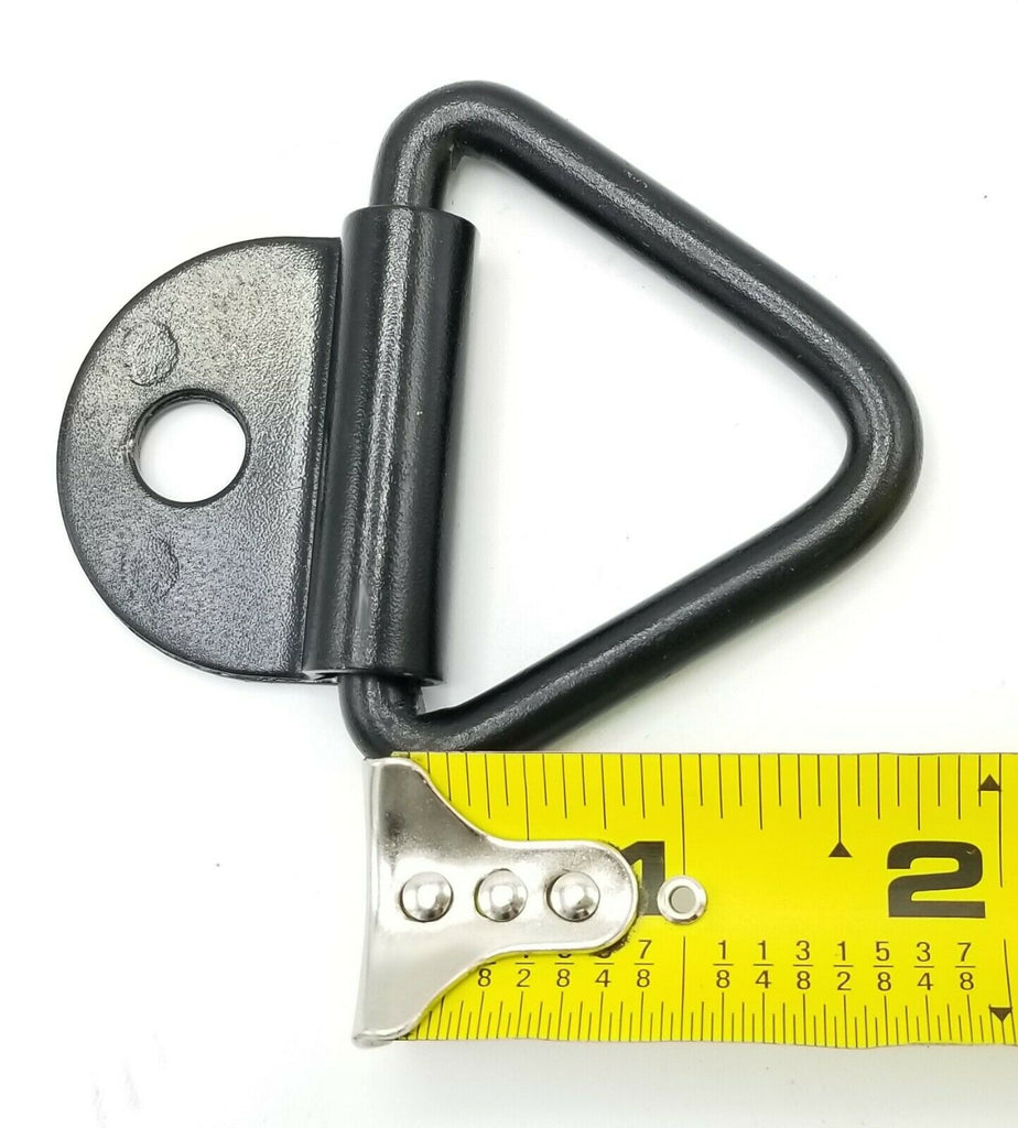 3/8" Bolt-On Trailer D-Ring with 1-Hole Mounting Bracket — 2.4K Rated (B21)