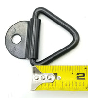 3/8" Bolt-On Trailer D-Ring with 1-Hole Mounting Bracket — 2.4K Rated (B21)