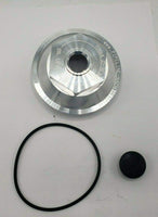 4.0" Billet Aluminum Oil Bath Cap Kit — 4"-12 Thread for 10K–15K Trailer Axles (21-36 Billet-KIT)