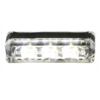 TecNiq White accent 3 LED EON Light w/Vertical Daytime Step Motorcycle USA (E03-MSV0-1)