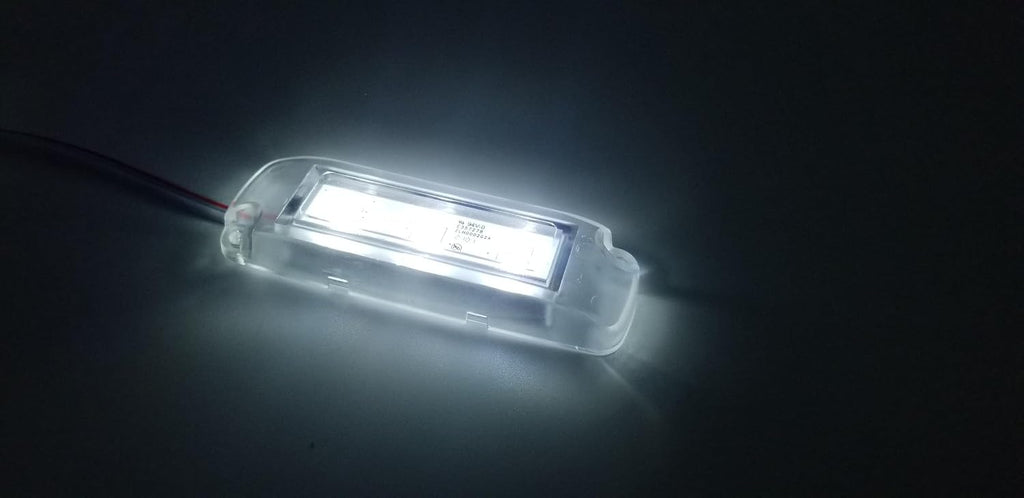 White 12v Multi Purpose 3 LED Courtesy Interior Exterior Aux Step Light Trailer (055-550-1A)