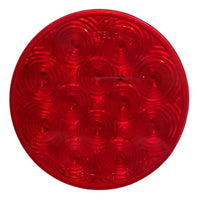 Jammy Stop/Tail/Turn 4" Round 3 Wire Plug Red 12 Diode LED (J-4512-R)