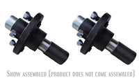 Two (2) 5x4.5 Replacement Idler Hub Spindle Kit Stub End Trailer Axle 3500# #84  (STUB-84-545-H-X2)