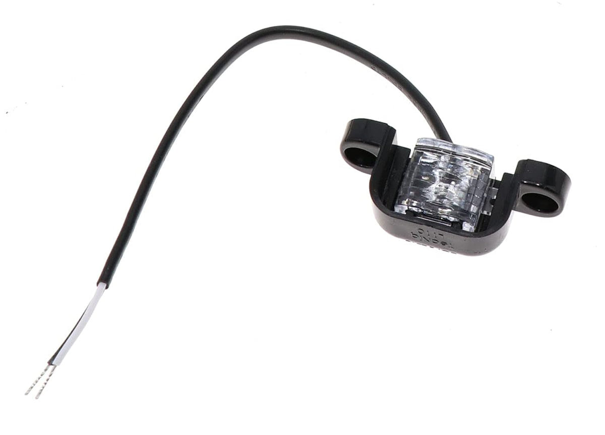 TecNiq LED License Plate Light Black Camper Trailer Map Step Short L11 USA (L11-WB00-1)