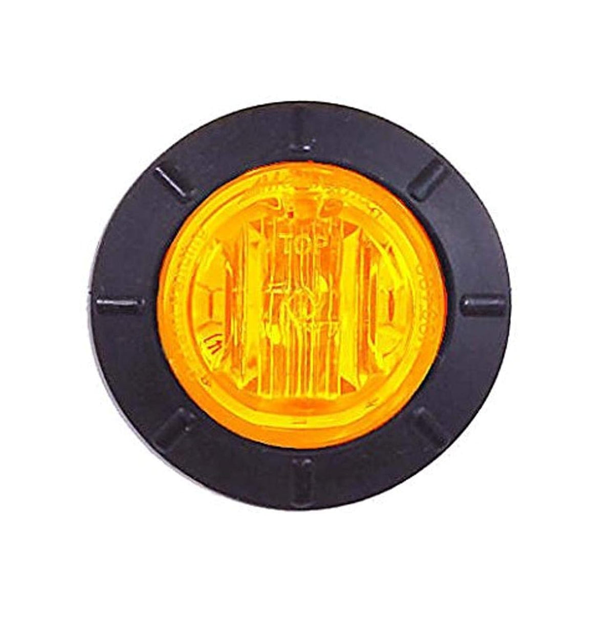 Maxxima M09400YCL Amber Clear 6 LED 1-1/4" Marker Light (M09400YCL)