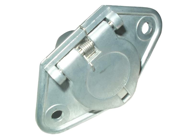 Brophy R6CD 6-Way Round-Pin Female Truck-Side Plug with Metal Casing (R6CD)