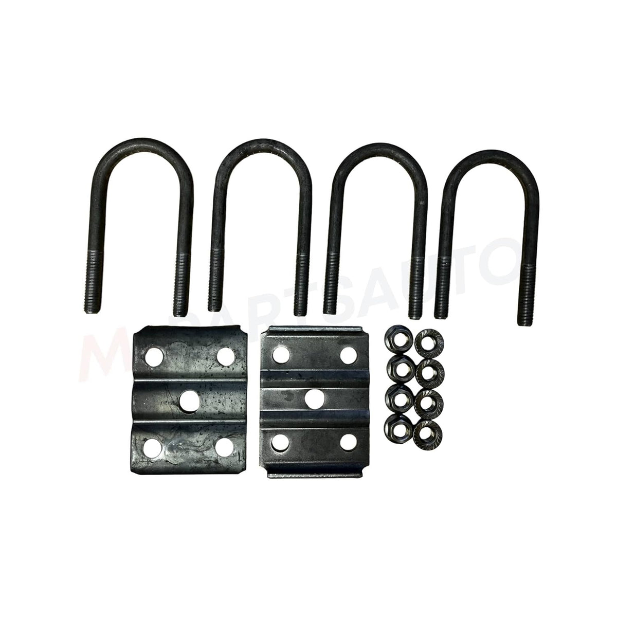 4 - Standard 2-3/8" Round U-bolts 3500# Trailer Axle 5-1/2" w/Nuts 2-1/2" ID Kit Regular (UBK-3500-R)