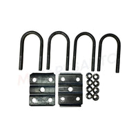 4 - Standard 2-3/8" Round U-bolts 3500# Trailer Axle 5-1/2" w/Nuts 2-1/2" ID Kit Regular (UBK-3500-R)