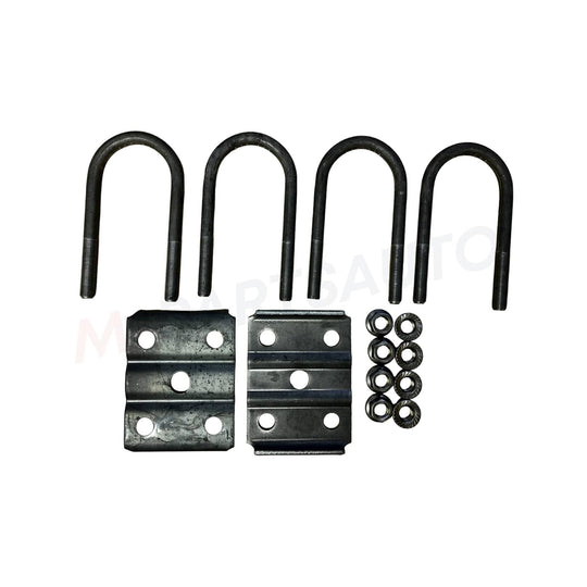 4 - Standard 2-3/8" Round U-bolts 3500# Trailer Axle 5-1/2" w/Nuts 2-1/2" ID Kit Regular (UBK-3500-R)