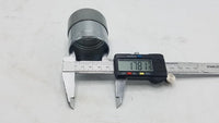 1 Pair 3500# Chrome Bearing Buddy Protectors 1.98" with Bras RG07-040 (BP-198-1P)