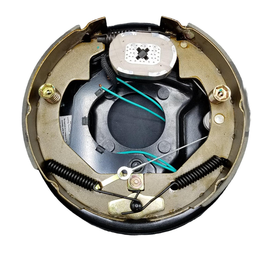 Right Trailer Backing Plate Brake Electric 10" Fits Dexter Nev-R-Adjust 3500 Self (BK-10E-02SA)