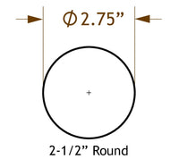Jammy 2 1/2" Black Round Rubber Light Grommet Recess Mount Truck Trailer RV Camper (J-20-GM)