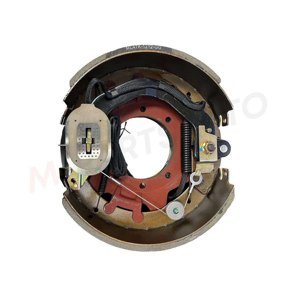 PAIR 12-1/4x5" 12K 15K Electric Backing Plate Trailer Brake Fit Dexter 5" 23-442 (BK-12KHDE-SET)