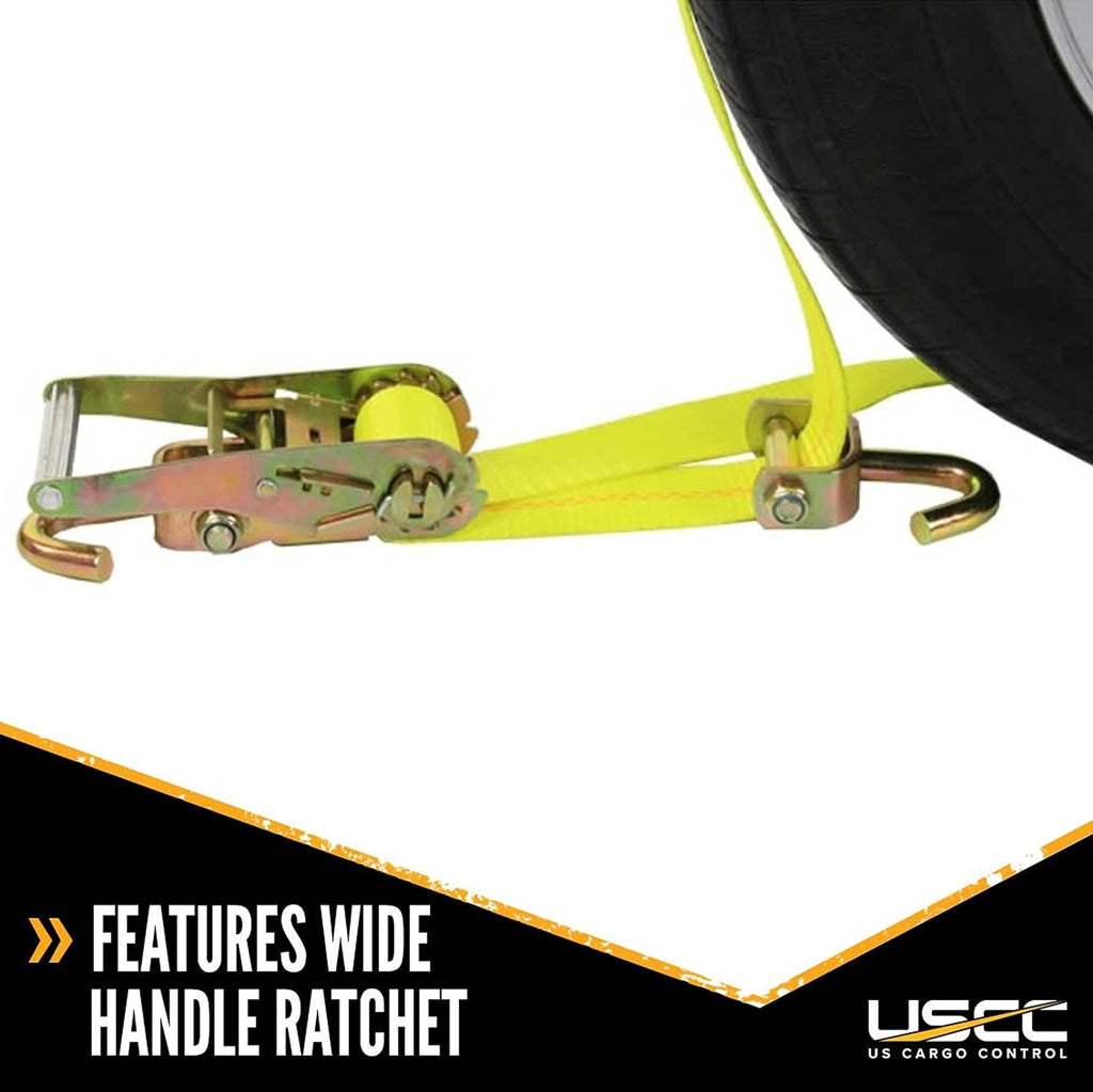 Cargo Control Tie Down Ratchet Straps with Swivel Hooks & Ratchets for E Track (WNTH24)