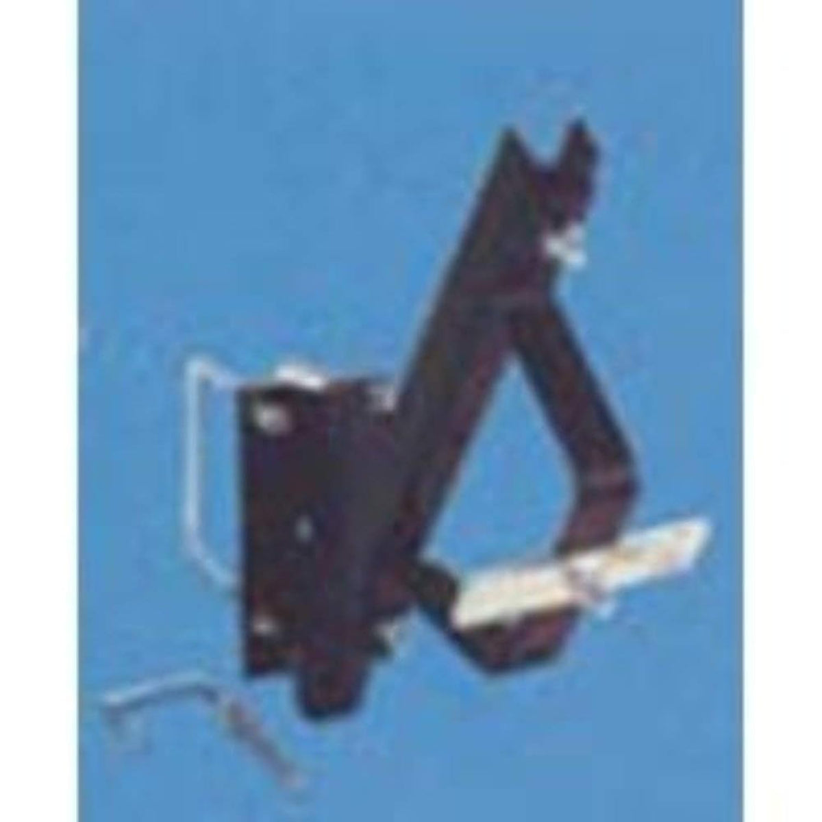 Brophy Rigid Mount Tire Carrier for Square Bumpers 4" to  4-1/2" Holds Up to 17-1/2" Wheels Trailer Mini Motorhome(RMTC)