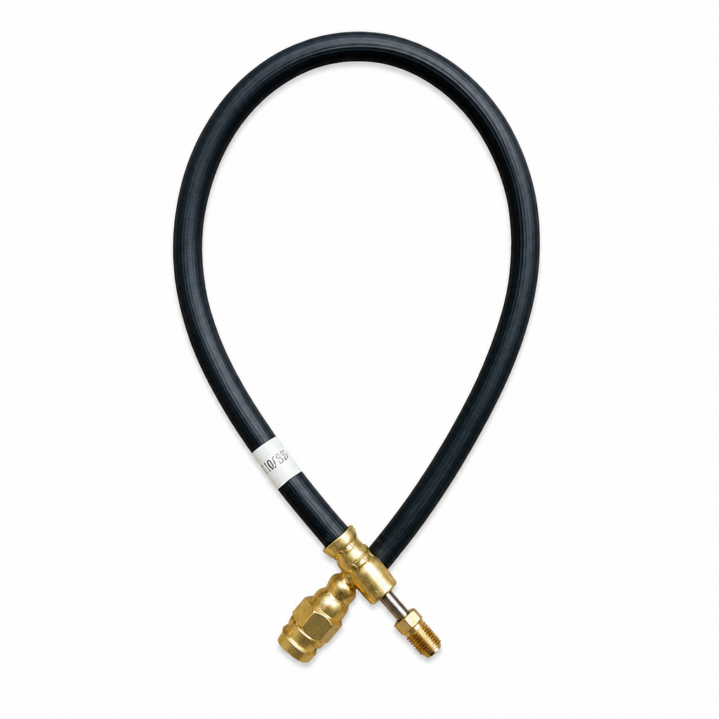 24" Hydraulic Trailer Brake Hose – 3/8"-24 Male to Female Swivel (BH-3MFSFF-024)