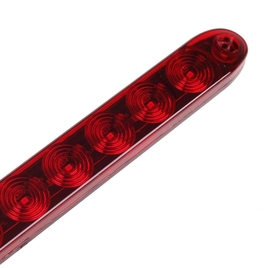 TWO - 15" Low Profile Red LED Stop Turn Tail Lights RV Trailer Truck USA (T10-RR00-1-LOTOF2)