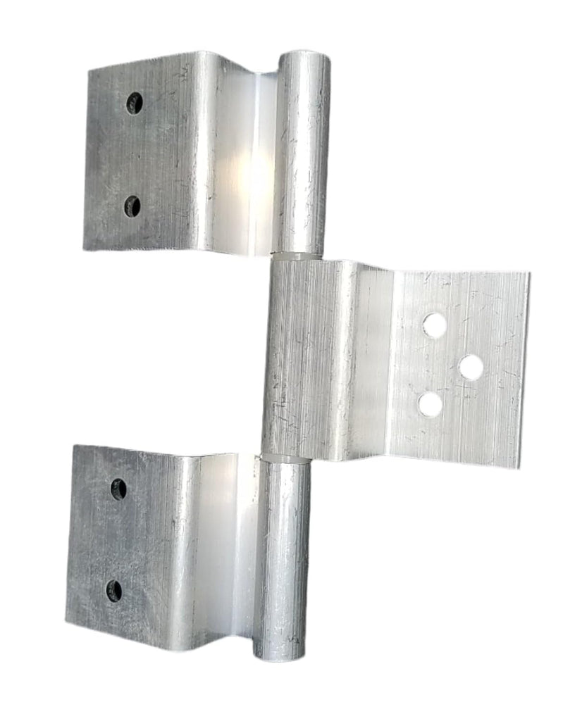 Jammy Three Leaf Raw Aluminum Door Hinge in Raw Finish 4-5/8? Long (TALH3R)