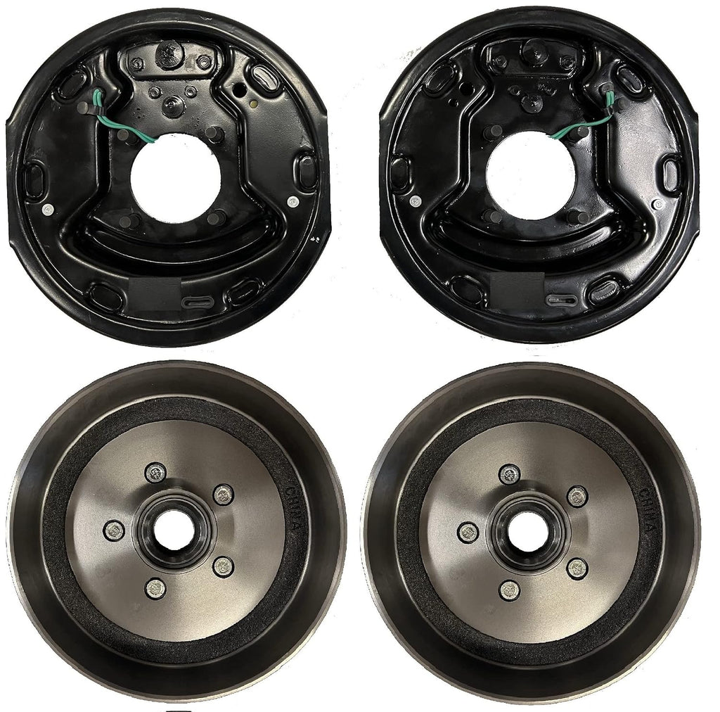 Add Trailer Brakes Kit – 3500 lb Axle, 5 on 4.5 Bolt Pattern, Electric Manual Adjust, Import (94545-B-IMP)