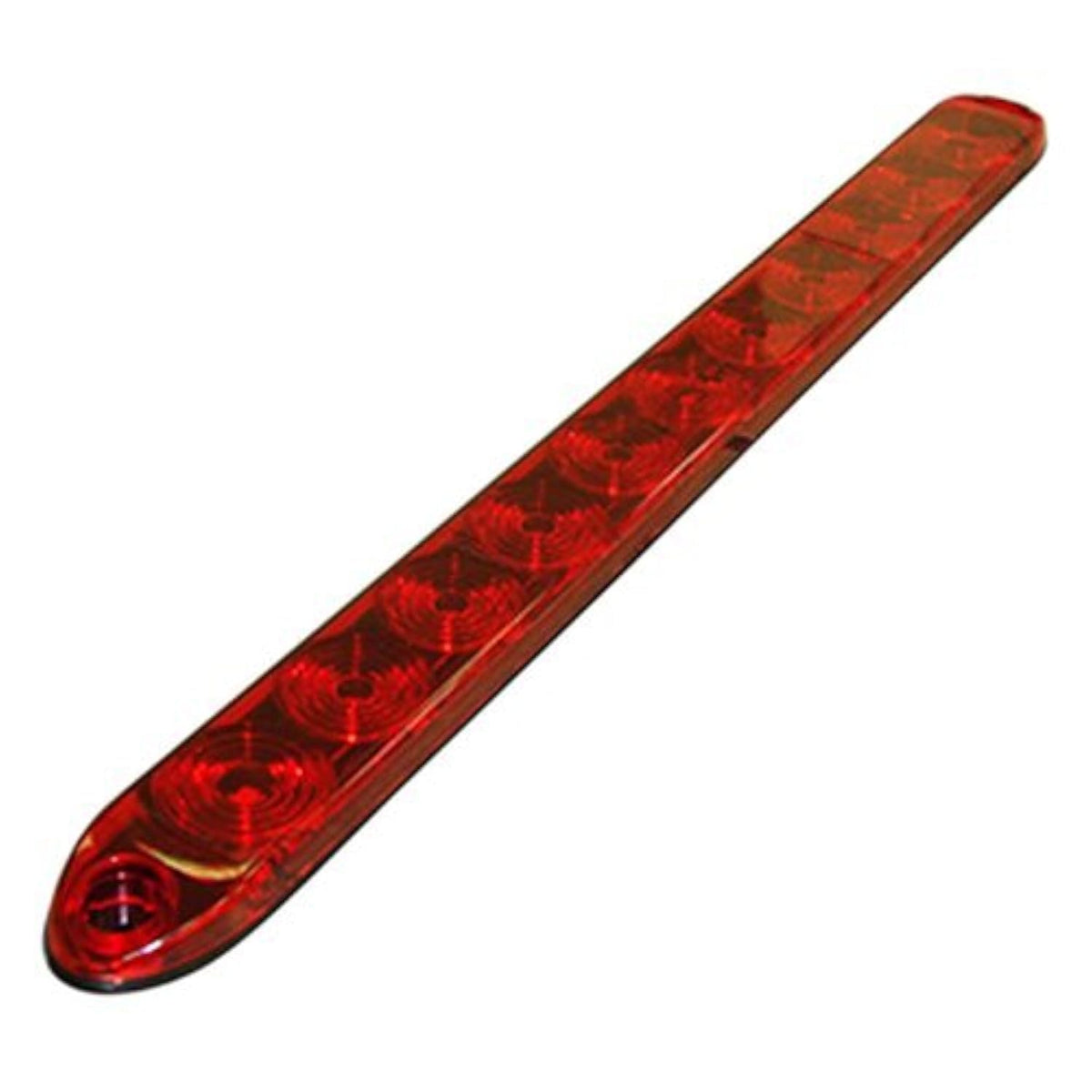 15" Slimline Low Profile Red LED Stop Turn Tail Lights RV Trailer Truck USA (T10-RR00-1)