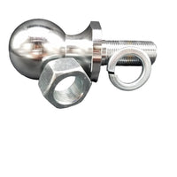 2-5/16" Chrome Trailer Hitch Ball with 1" Shank, 2-1/8" Long, 7,500 lb Rated (6300079)