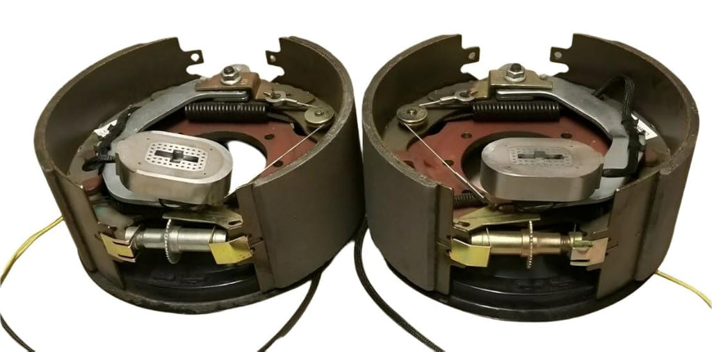 PAIR 12-1/4x4" 10K HD Electric Backing Plate 10000 Trailer Brake For Dexter (BK-10KHDE-SET)