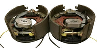 PAIR 12-1/4x4" 10K HD Electric Backing Plate 10000 Trailer Brake For Dexter (BK-10KHDE-SET)