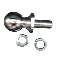 2-5/16" Chrome Trailer Hitch Ball with 1" Shank, 2-1/8" Long, 7,500 lb Rated (6300079)