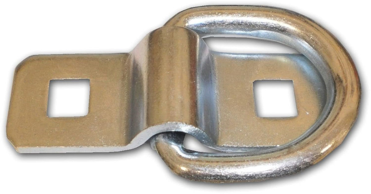 3/8" D Ring Rope Chain Tie Downs 5000# Rated Zinc Car Truck ATV Snowmobile (SR15)