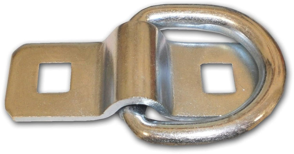 3/8" D Ring Rope Chain Tie Downs 5000# Rated Zinc Car Truck ATV Snowmobile (SR15)