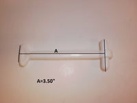 3.5" White Trailer Door Catch Hold Back Holder Keep Hook RV Camper Cargo 3 1/2   (MD470W)