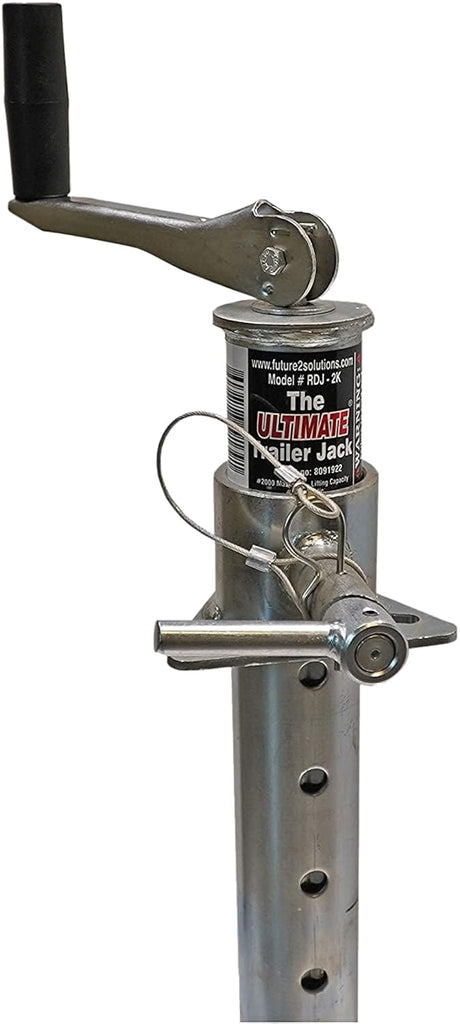 The Ultimate Rapid Adjusting Drop Leg Top Wind 2000# Trailer Jack  (322-RDJ-2K)