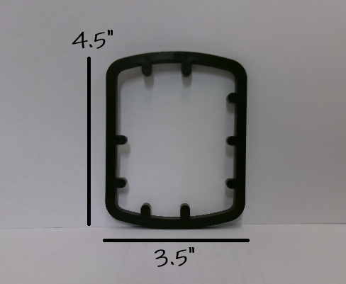 Trailer - RV Door Lock Spacer — 1/4" Black Plastic Ring (TTL-SPACER-2006)