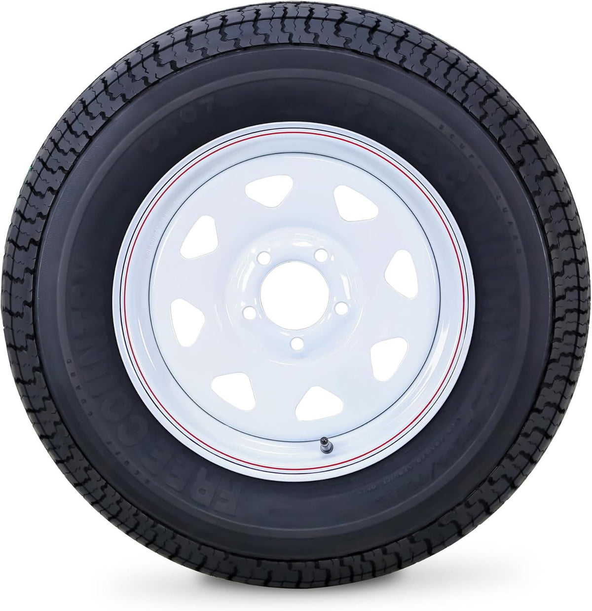 205/75R15 Load Range D Trailer Tire & Wheel Assembly – 15x5 – 5 on 5.475 – White Wagon