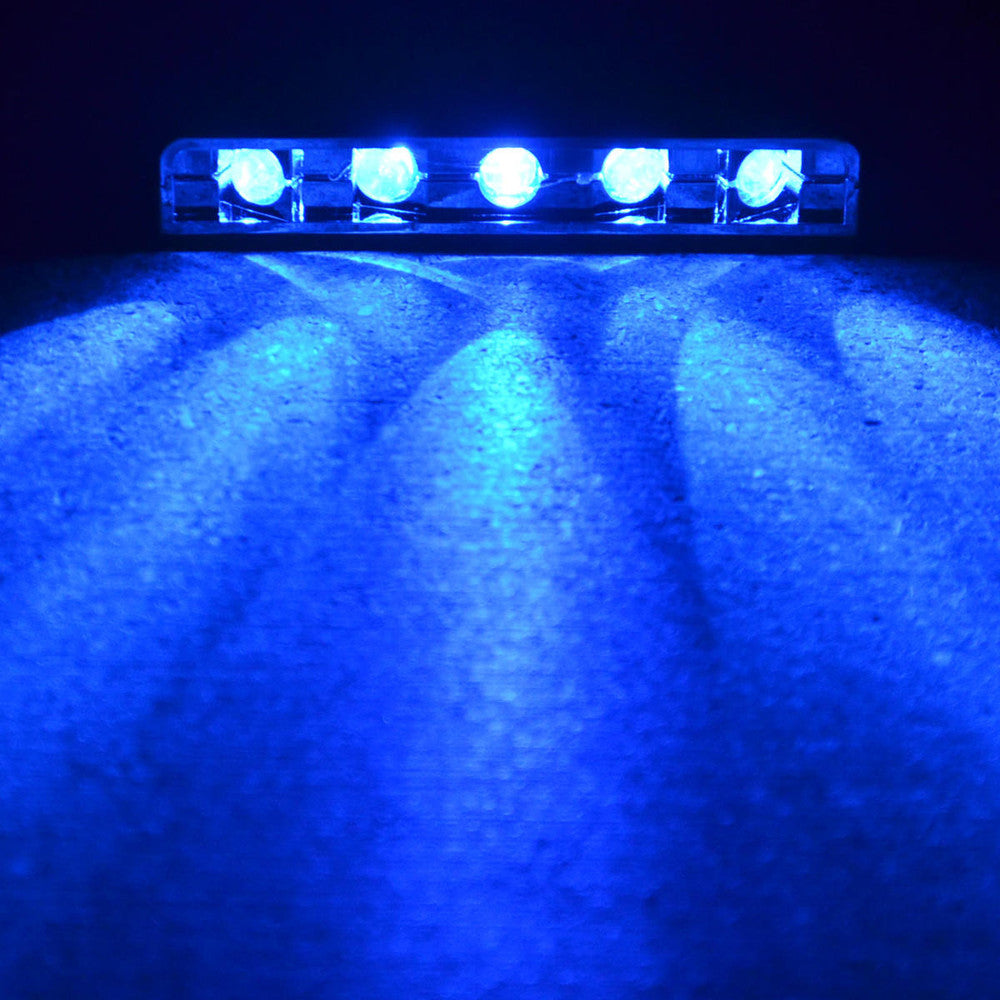 Innovative Step Light Surface Mount Blue 5-LED 35" Lead Truck Trailer RV (006-2200-1)