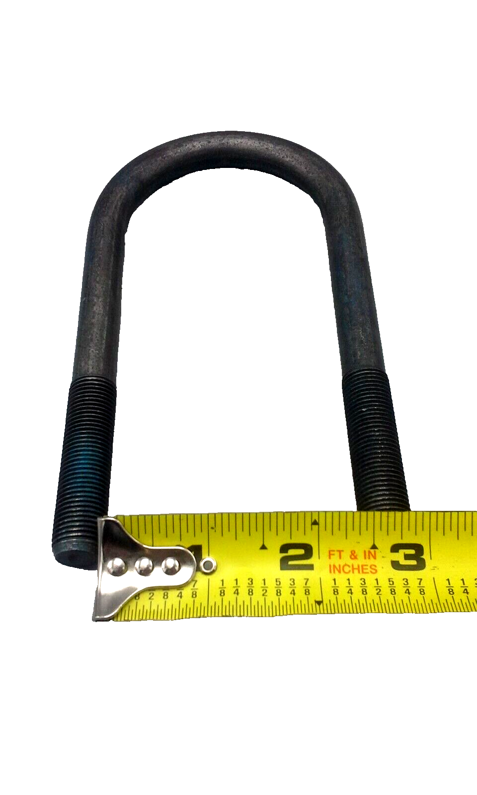 UB-R200 2-3/8" Round Trailer Axle U-Bolt, 5-1/4" Long, 1/2"-20 Fine Thread (UB-R200)