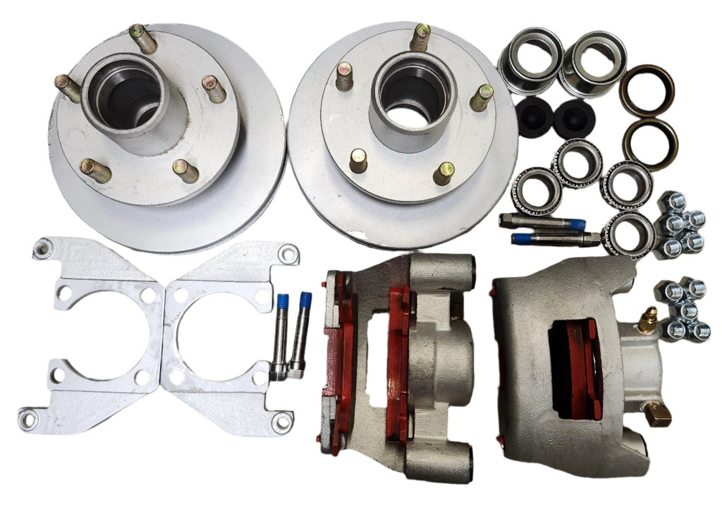 Disc Brake Kit, Kodiak, 8" Hub/Rotor, 5 x 4.5, Dacromet, 2,000 lbs, EZ Lube (KOD27FR)