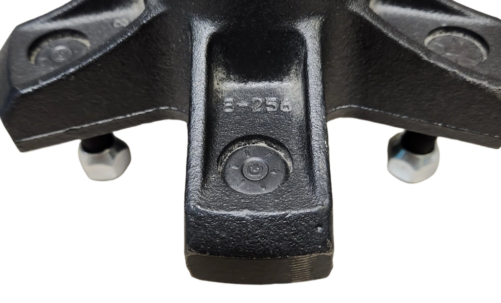 Idler Hub, 3500#, 5 x 5.5, WHITE, Dexter, 1/2" Stud, Cupped & Studded, Star Shaped (8-256-5)