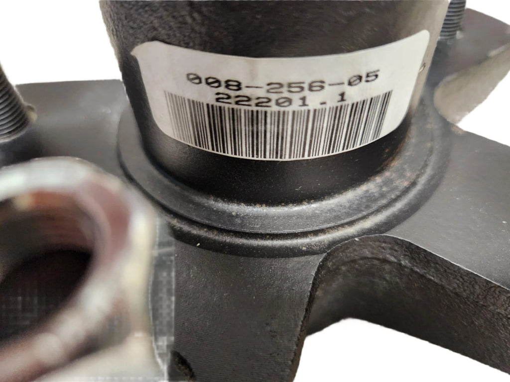 Idler Hub, 3500#, 5 x 5.5, WHITE, Dexter, 1/2" Stud, Cupped & Studded, Star Shaped (8-256-5)