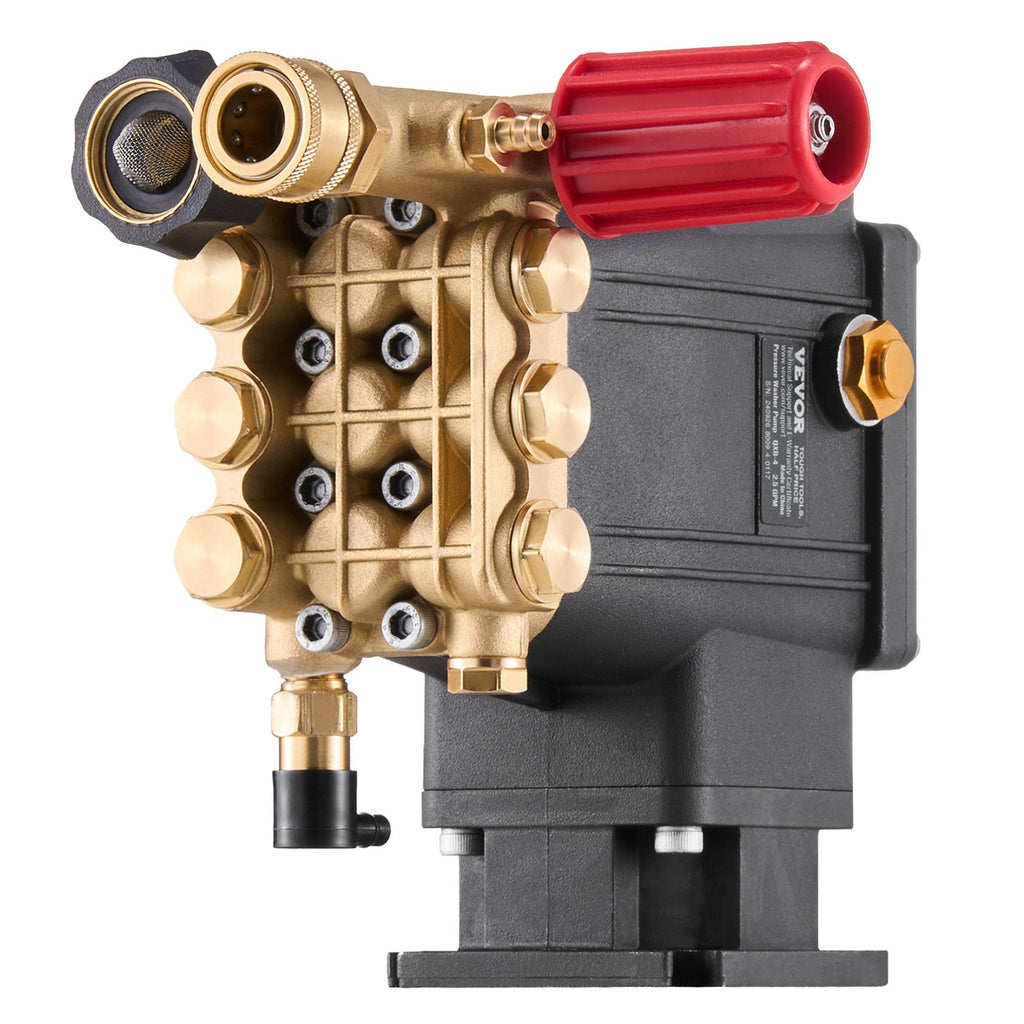 VEVOR Pressure Washer Pump 3/4" Shaft Horizontal 3300 PSI 3.0 GPM (GYB-3)