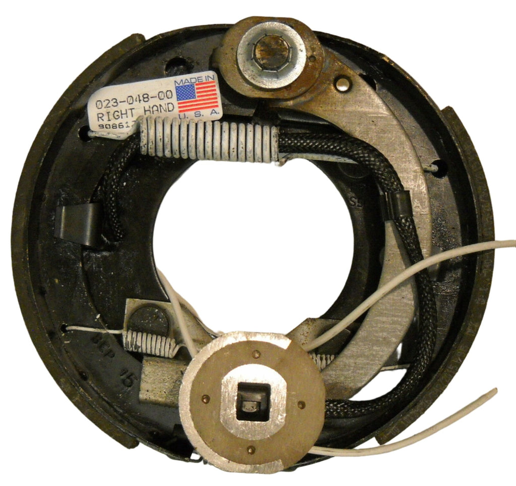 2 -DEXTER Complete Electric Trailer Axle Brake 7" x1.25 Backing Plates 2000#2200 (023-047-00 + 023-048-00)