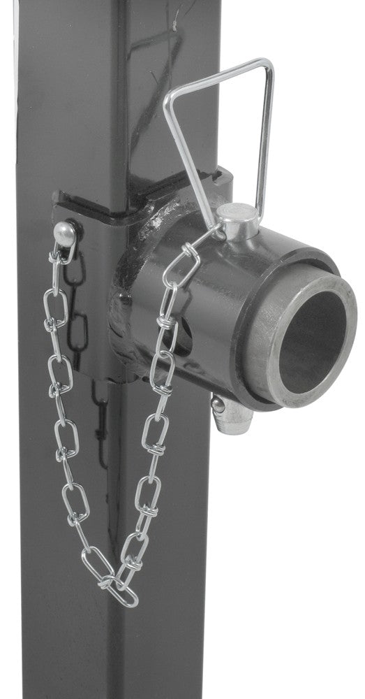 Pro Series Square Pipe Mount Swivel Sidewind Trailer Jack 5000# w/ 10" Lift (1400860383)