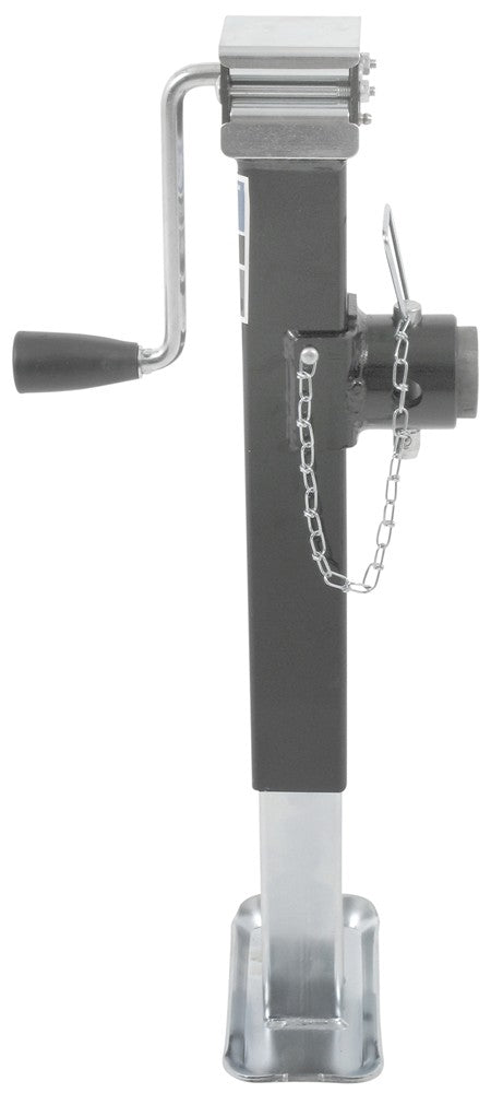 Pro Series Square Pipe Mount Swivel Sidewind Trailer Jack 5000# w/ 10" Lift (1400860383)