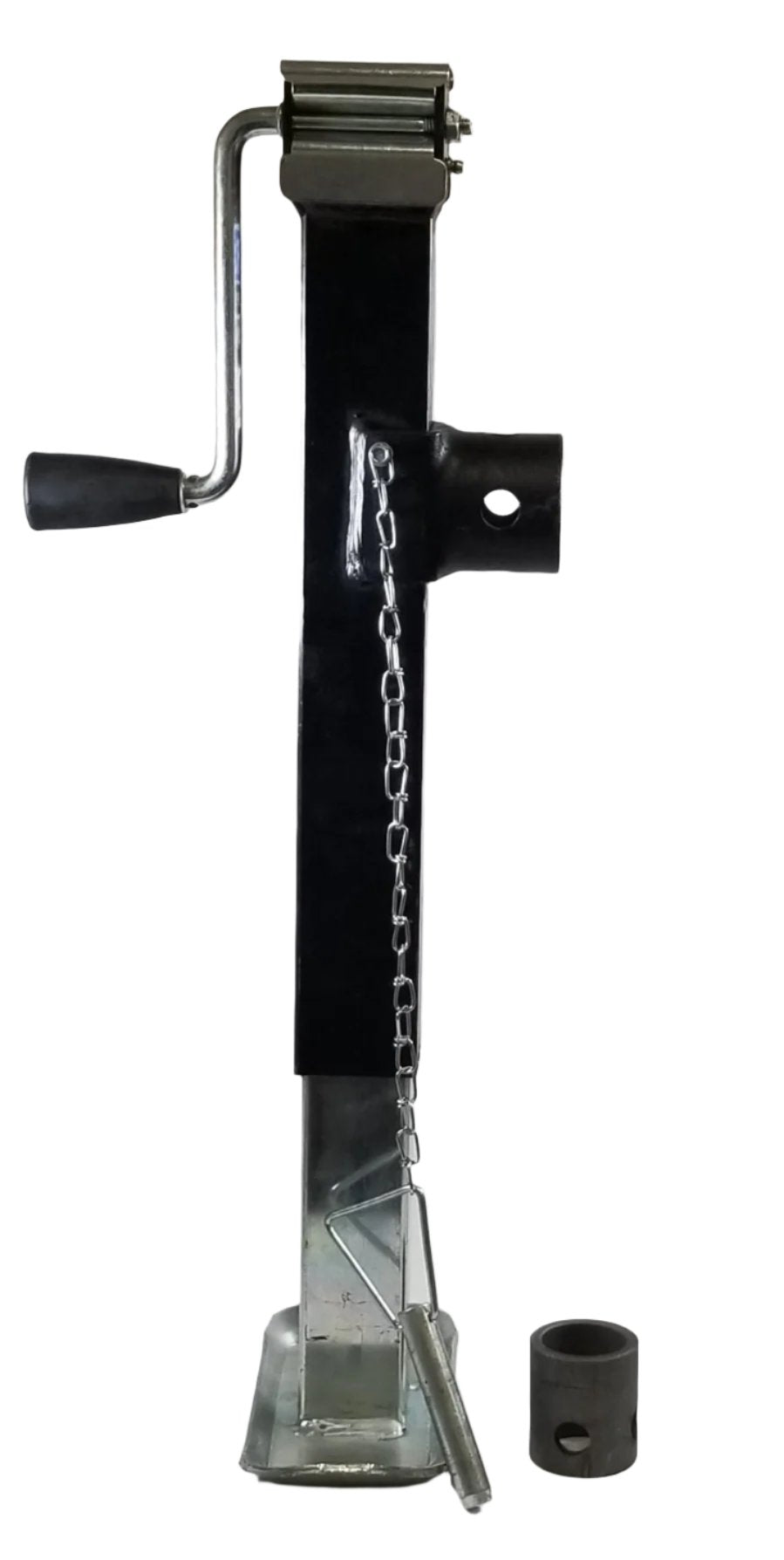 Pro Series Square Pipe Mount Swivel Sidewind Trailer Jack 5000# w/ 10" Lift (1400860383)