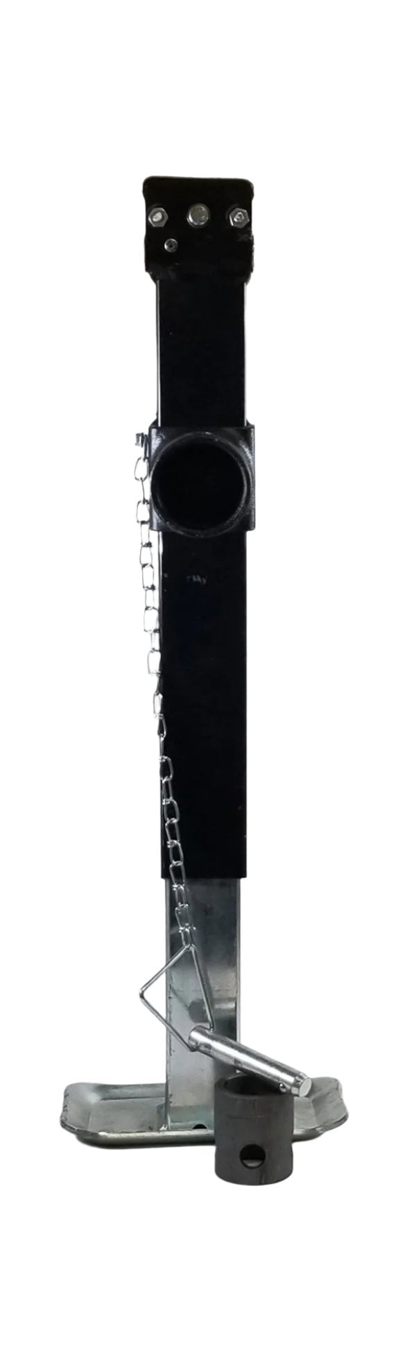 Pro Series Square Pipe Mount Swivel Sidewind Trailer Jack 5000# w/ 10" Lift (1400860383)