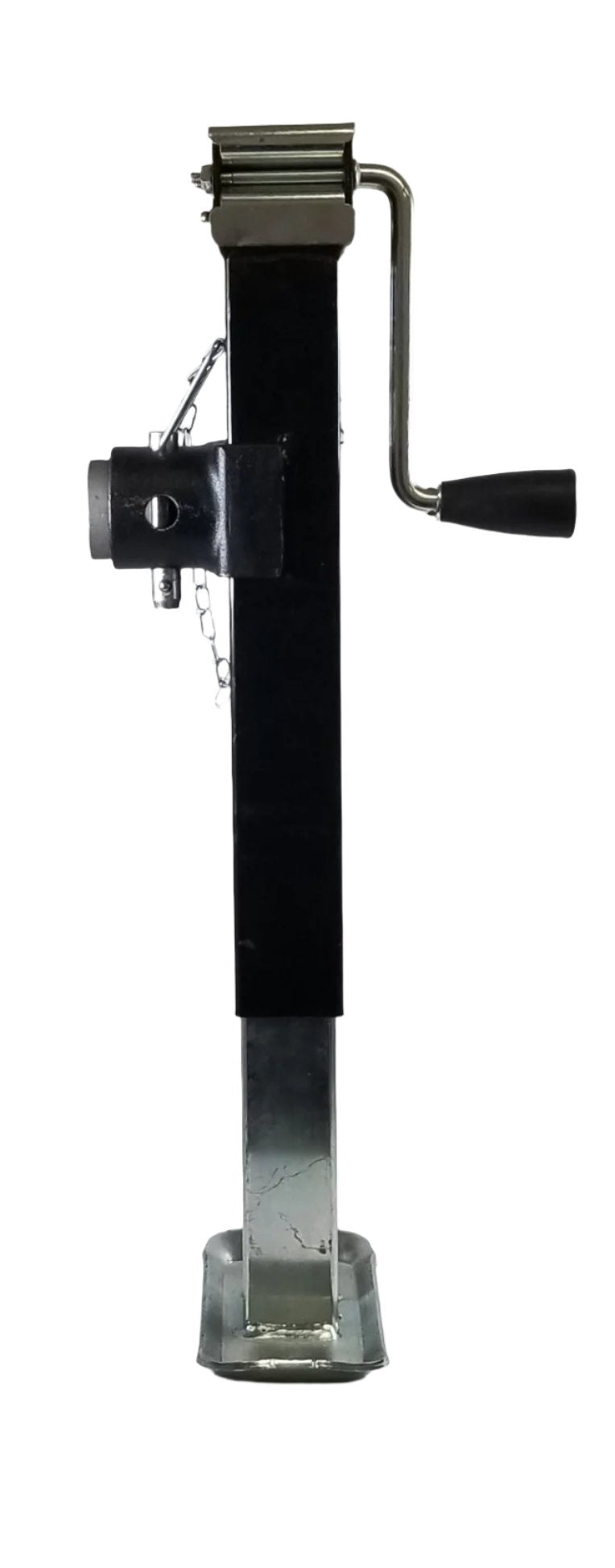 Pro Series Square Pipe Mount Swivel Sidewind Trailer Jack 5000# w/ 10" Lift (1400860383)