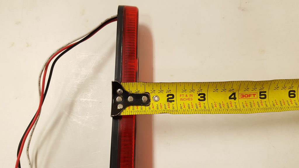 TWO 13.6 Red Stop Turn Tail Brake Light Bar 13 LED Trailer Truck Heavy Duty (HD13513RSD-LOTOF2)