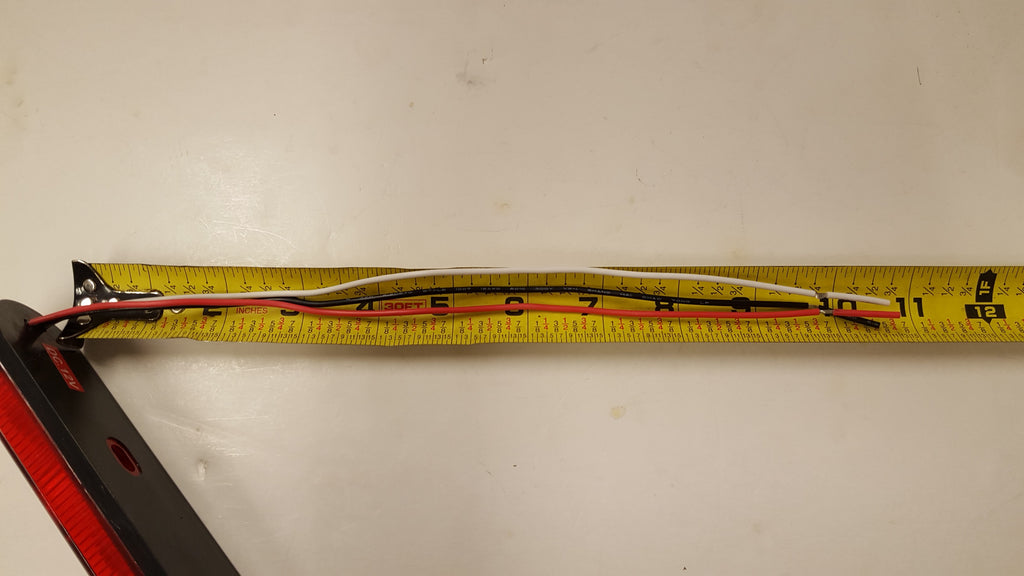 TWO 13.6 Red Stop Turn Tail Brake Light Bar 13 LED Trailer Truck Heavy Duty (HD13513RSD-LOTOF2)