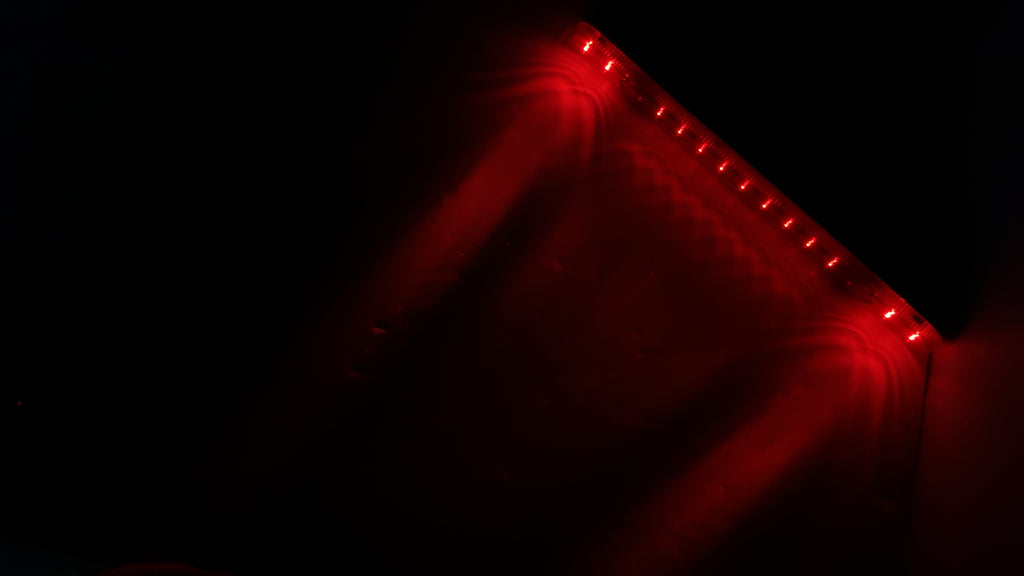 TWO 13.6 Red Stop Turn Tail Brake Light Bar 13 LED Trailer Truck Heavy Duty (HD13513RSD-LOTOF2)